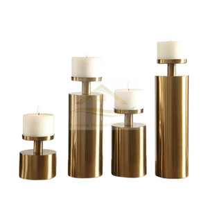 Design Decor Art Rustic Style Metal Candelabra <b>Candle</b> <b>Holder</b> and Stand Forged Design <b>Silver</b> Color Tabletop Dining Ware Supplies - Product Image 4