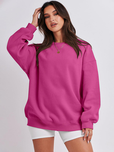 Ropa de invierno de alta calidad, Sudadera con capucha de manga larga para mujer, novedad de algodón, logotipo estampado personalizado, sudaderas con capucha para mujer - Product Image 4