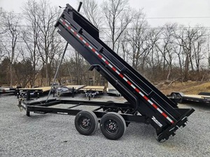 7' X 20 New Construction Tractor <b>Farm</b> Dump <b>Trailer</b> Gear Axle Tire Core Components Agricultural Machinery Flexible Tow Bar 1 Year - Product Image 4