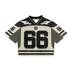 เสื้อฟุตบอลอเมริกันแขนสั้นพิมพ์ลายออกแบบได้ตามต้องการ - Product Image 6