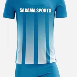 Conjunto de Uniforme de Fútbol Sublimado Personalizado, Transpirable y de Secado Rápido, Camiseta y Pantalones Cortos de Fútbol, Uniformes de Equipo OEM/ODM - Product Image 5