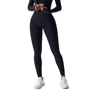 Mode bas dans le Logo et la conception grande taille Logo femmes Leggings à vendre frais nouveau Style Leggings taille dernier doux solide femmes - Product Image 1