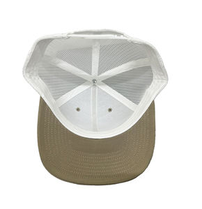 Vente en gros de casquettes de sport classiques à profil moyen authentique logo personnalisé 6 panneaux camionneur Gorras OEM Vietnam chapeaux blanc 100% coton - Product Image 5