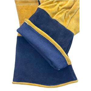 Gants de soudage en stock prêts à l'emploi Gants de soudage en cuir isolés résistants aux coupures et conçus sur mesure Travaux de sécurité - Product Image 5