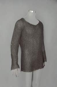 Armadura de Cota de Malla Metálica Hecha a Mano con Etiqueta Privada para una Experiencia Medieval Auténtica Mediante Técnicas Artesanales Tradicionales - Product Image 3