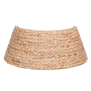 Jupe d'arbre en jacinthe d'eau tissée naturelle pour décorations de Noël pour l'espace domestique, artisanat en gros - Product Image 4