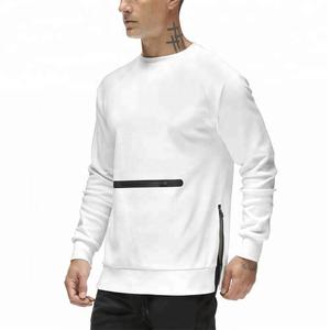 เสื้อสเวตเตอร์คอกลมของผู้ชายผ้าคอตตอนใหม่ผ้าคอตตอนระบายอากาศได้ดีสวมใส่สบายเสื้อสเวตเตอร์เปล่าพิมพ์ลาย2024 - Product Image 4