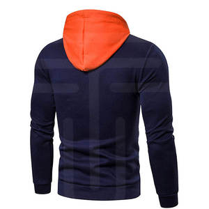 Nouvelle vente en gros de sweats à capuche et sweat-shirts pour hommes vêtements décontractés de couleur unie légère avec logo de marque personnalisé au design unique - Product Image 2