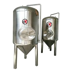 10hl醸造機コニカル発酵槽1000Lマイクロ醸造所ビール製造機ホワイトビール用
