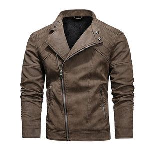 Nouveau design personnalisé, poids lourd, meilleure vente, veste en cuir bon marché pour hommes, meilleur vendeur à bas prix, veste de moto en cuir véritable - Product Image 1