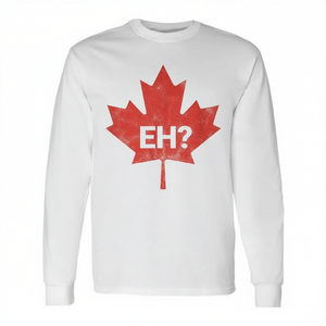 Camiseta de Manga Larga Estilo Vintage con Diseño Canadiense, Promocional - Product Image 2