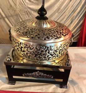 Commercial Catering Equipment Modern Gold Plated Stainless Steel Buffet Food Warmer Serving Gold Chaffing Dishes for Catering - Product Image 6
