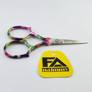 Ciseaux à poignée fantaisie fabriqués avec des cisailles à moitié plaquées or en acier inoxydable 3.5" - Product Image 5