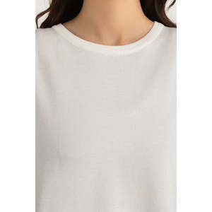 Camiseta Casual para Mujer Relax Fit WM-KTP-SS26-504, Prenda Transpirable, Cómoda y Ligera, Fabricante OEM ODM - Product Image 6