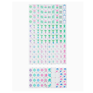 American Mahjong Sets Azulejos con Joker Azulejos Patrón de impresión verde Friends Party Mahjong Juego de mesa Entretenimiento Azulejos - Product Image 2