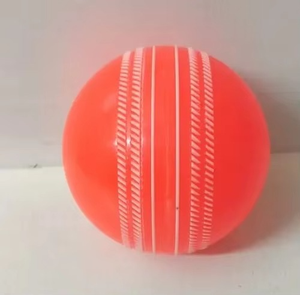 Último modelo de equipo deportivo, pelota dura de dos tonos, pelota de críquet blanca y roja para partidos y entrenamiento, colores y logotipo personalizados - Product Image 5
