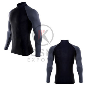 Conception de sublimation personnalisée Rash Guard bjj mma Chemises de gymnastique de compression pour hommes - Product Image 2