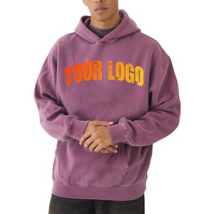 Jersey de invierno de alta calidad OEM, sudaderas con capucha de gran tamaño para hombre, sudadera de peso pesado Unisex con impresión digital de logotipo personalizado a bajo precio - Product Image 1