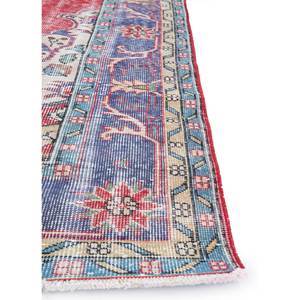 Alfombra de Lana Anudada a Mano de Gran Tamaño, Diseño de Medallón Rojo y Naranja, para Sala de Estar, Pasillo Rectangular, Modelo Pae-2362 - Product Image 4