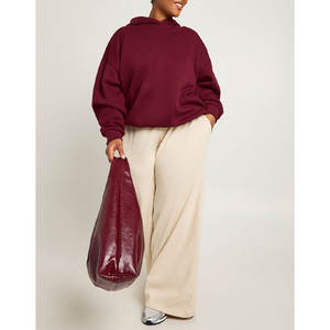 Sweat à capuche décontracté pour femme Sweat à capuche en polaire épaisse pour l'hiver Service de marque privée disponible - Product Image 3