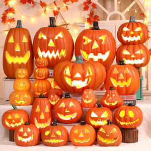 Lanternes d'Halloween, décorations, squelettes d'Halloween, citrouilles lumineuses LED, <span class=keywords><strong>citrouille</strong></span> grande taille imperméable et <span class=keywords><strong>lumineuse</strong></span> - Product Image 3