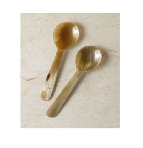 Cuchara de servidor de ensalada de cuerno de búfalo ecológica, accesorios de cocina, vajilla, precio bajo para restaurantes, gran calidad - Product Image 2