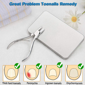 High Precision Stainless Steel Toenail Clippers Straight Blade for Thick Toenails Podiatry <b>Nail</b> Pliers Professional <b>Nail</b> <b>Tool</b> - Product Image 5