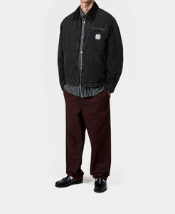 2026 nouveau hiver Vintage moderne haute qualité personnalisé Baggy veste pour hommes conception réversible polaire doublure avant couleur lourde - Product Image 2