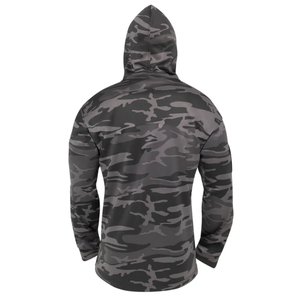 OEM logotipo personalizado de alta calidad con estilo Streetwear de los hombres de invierno sudaderas con capucha de camuflaje de talla grande esencial gran oferta - Product Image 6