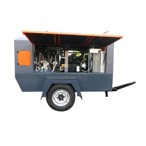 Compresseur d'air portable sur remorque, compresseur pneumatique industriel pour le sablage et les plateformes de forage - Product Image 2