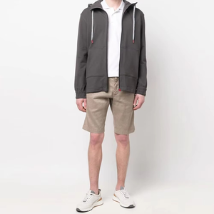 Sweat à capuche pour homme, vêtements décontractés d'hiver, fermeture éclair, meilleure qualité, coupe régulière, streetwear, respirant, poche, 100% coton, logo personnalisé - Product Image 4