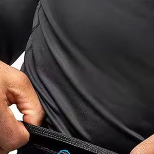 Camiseta Deportiva de Manga Larga para Hombre, Personalizable con Logotipo, de Secado Rápido, Transpirable, en Spandex/Poliéster, para Gimnasio - Product Image 3