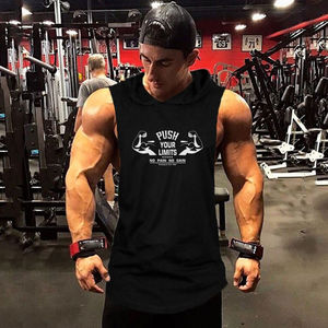 Incool <b>Men's</b> Vintage Slim Fit <b>Compression</b> Gym Workout Tank <b>Top</b> with Ribbed Cotton Knit Breathable Fabric OEM Design - Product Image 6