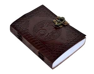 Journal en cuir personnalisé avec arbre de <span class=keywords><strong>vie</strong></span> en relief, carnet de notes vierge, fournitures de bureau, carnet de notes pour étudiants, vente en gros - Product Image 1