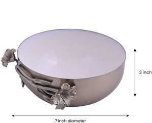 Juego de cuencos de metal de diseño único del sudoeste, vajilla decorativa personalizada pulida y sostenible por fabricante y exportador - Product Image 4