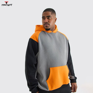 เสื้อฮู้ดแบบสวมหัวสำหรับผู้ชายผ้าฝ้าย100% ปักโลโก้แบบกำหนดเอง - Product Image 2