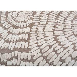 Alfombra Aurelia de Lana y Viscosa Hecha a Mano, Gris y Negra, Modelo Tra-15052 con Diseño Abstracto para Sala de Estar, Dormitorio o Pasillo - Product Image 3