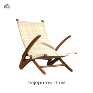 Modern One-Seater Teak Wood Rattan Chaise <b>Lounge</b> <b>Chair</b> Durable Furniture for Living Room Apartment Villa Hotel Beach Restaurant - Product Image 6
