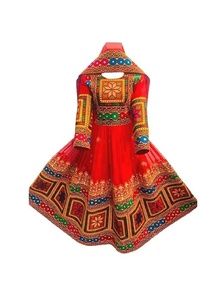 Tradicional afgano hecho a mano Salwar Kameez en blanco Pashtun cultura boda y vestido de compromiso para mujeres - Product Image 4