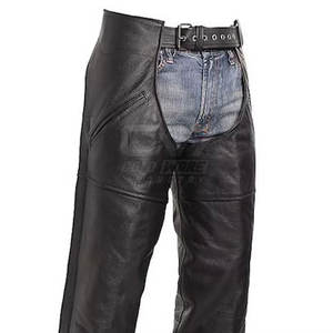 Chaps en cuir pour hommes, conception de logo personnalisé à prix raisonnable, utilisation en extérieur, couleur unie, hommes délavés - Product Image 3