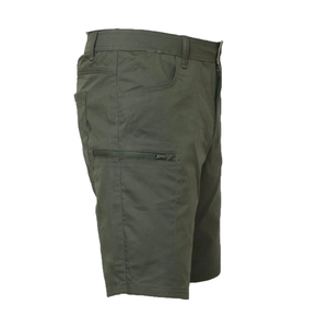 Pantalones cortos de mezclilla lisos de alta calidad para hombre 100% algodón estilo recto informal recto con verano de punto con logotipo personalizado - Product Image 3