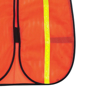 ZUJA Hi Vis en stock chaleco de seguridad personalizado de alta visibilidad para hombres ropa de trabajo de alta seguridad reflectante RTS Hivis chaleco - Product Image 6
