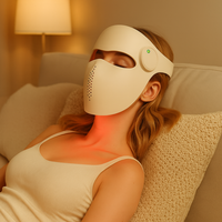 Masker Wajah LED Silikon Tahan Air Pintar dengan Opsi Kustom untuk Perawatan Pori Wajah, Perawatan Jerawat, dan Kulit Bergaya Spa
