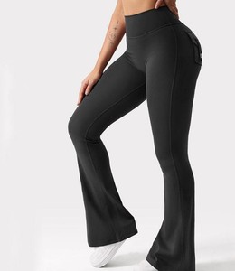 Leggings de yoga sans couture avec logo personnalisé pour femmes - Product Image 2