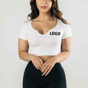 Camiseta de Moda Urbana Extra Grande Personalizada para Mujer, Manga Corta, Cuello Redondo, Estilo Casual - Product Image 4