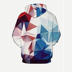 เสื้อฮู้ดผ้าฟลีซของผู้ชายผ้าฟลีซปรับอัตราการขายดีพิมพ์ลายพิมพ์ซับลิเมชันทันสมัย - Product Image 3