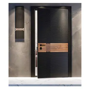 Top suppliers manufacture modern residential front door entry door riot security door