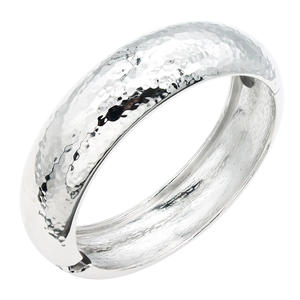 Bracciale rigido placcato oro con cerniera per donna, gioiello alla moda in lega, idea regalo - Product Image 1