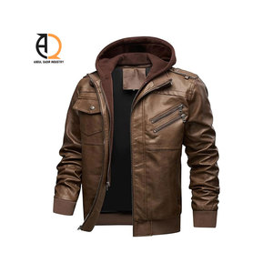 Vestes en cuir véritable personnalisées, prix d'usine, veste/ vente en gros de cuir au Pakistan, mode masculine - Product Image 3