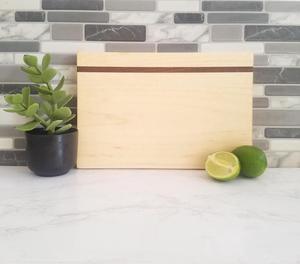 Tabla de Cortar Rectangular de Madera Maciza de Acacia Hecha a Mano de Primera Calidad, 1.2 cm de Grosor, Apta para Lavavajillas, Duradera, para Cocina - Product Image 4